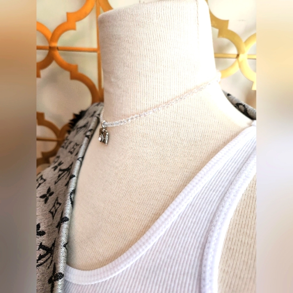 📸 Silvertone Camera Pendant W/Crystal Necklace 📷 - Picture 16 of 16